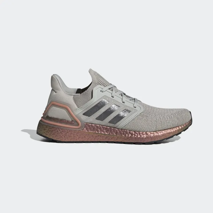 Adidas Ultraboost 20 ‘Metal Grey Signal Coral’ Metal Grey/Grey/Signal Coral (FV4389)