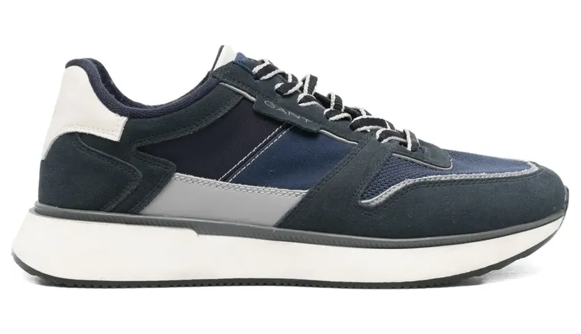 Gant Sneakers met vlakken en veters – Blauw (26633873)