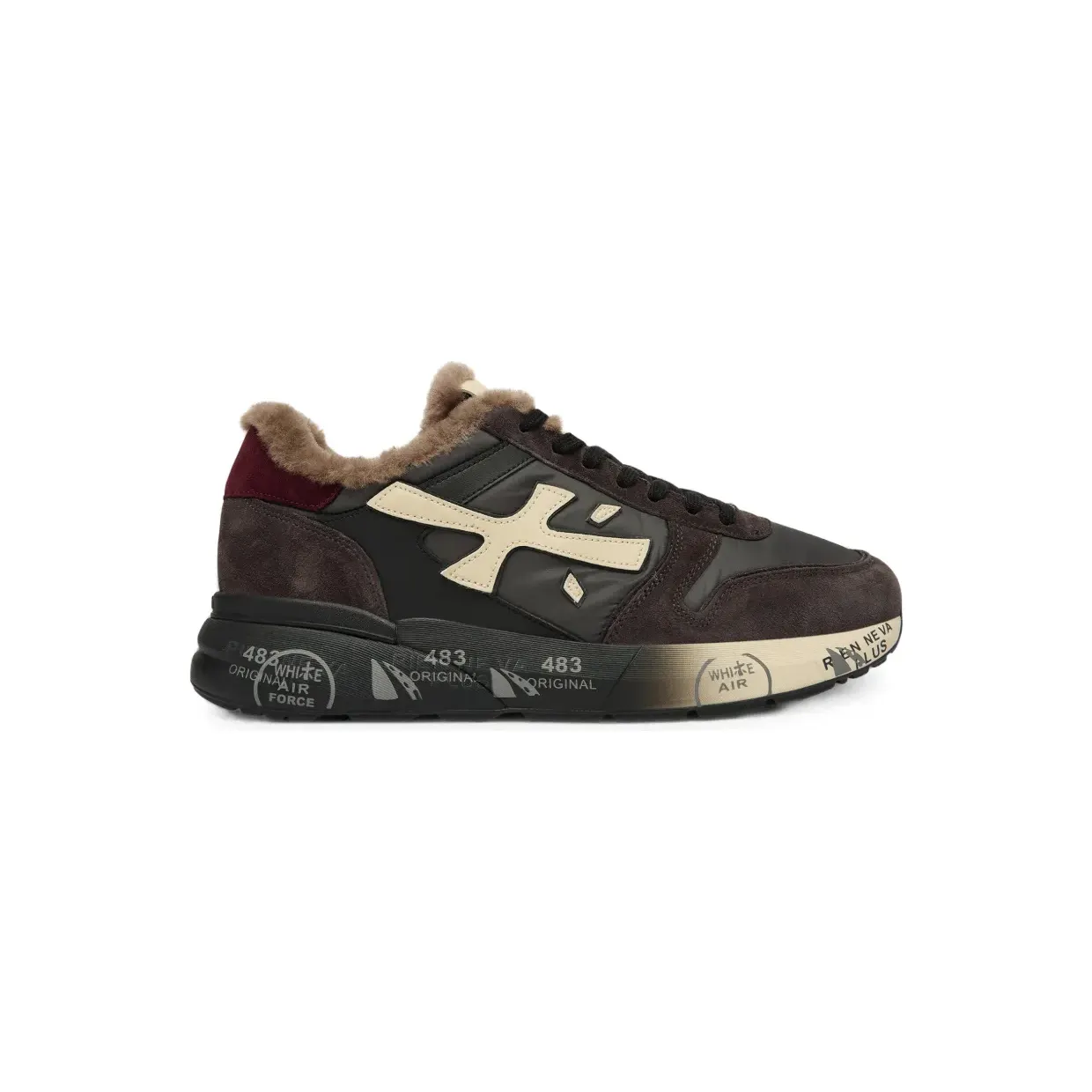 Premiata Mick shearling-lined “Brown” (MICKVAR7719M)