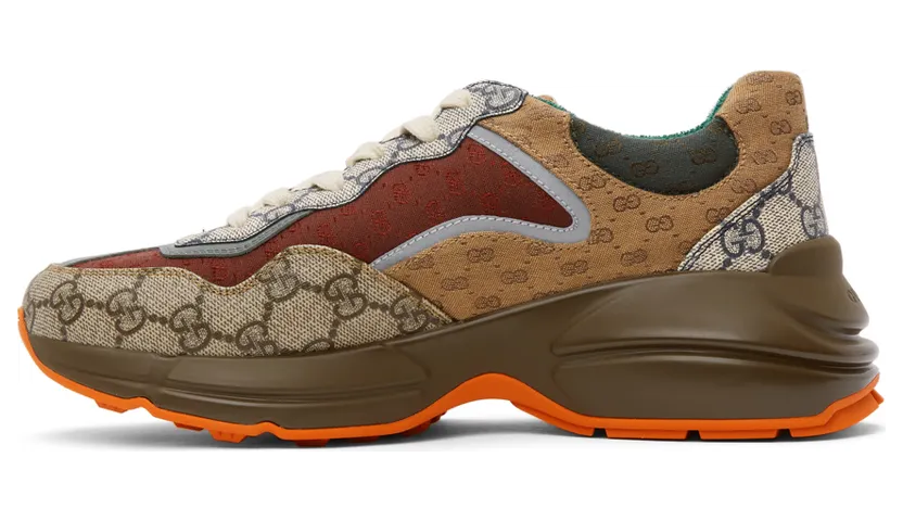 Gucci Multicolor GG Rhyton Sneakers (619891 99WG0) (3)