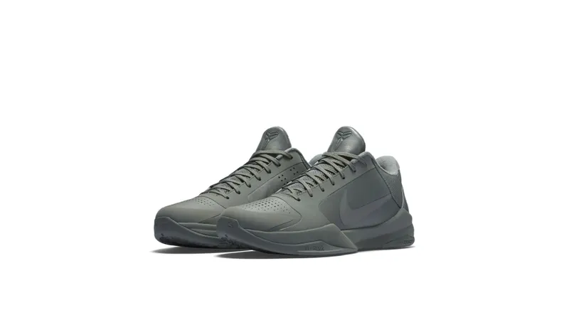 Nike Kobe 5 Black Mamba Collection Fade to Black Tumbled Grey/Tumbled Grey (869454-006)