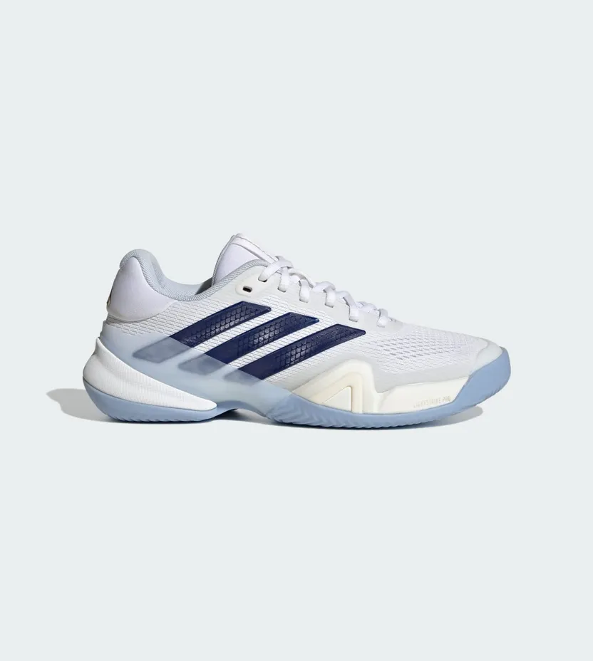 Adidas Barricade 14 Gravel Tennisschoenen Cloud White / Cyber Metallic / Dark Blue (JR4445)