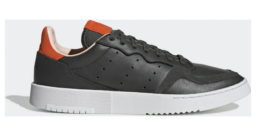 adidas Supercourt Schuh Legend Earth / Legend Earth / Orange (EF9182)