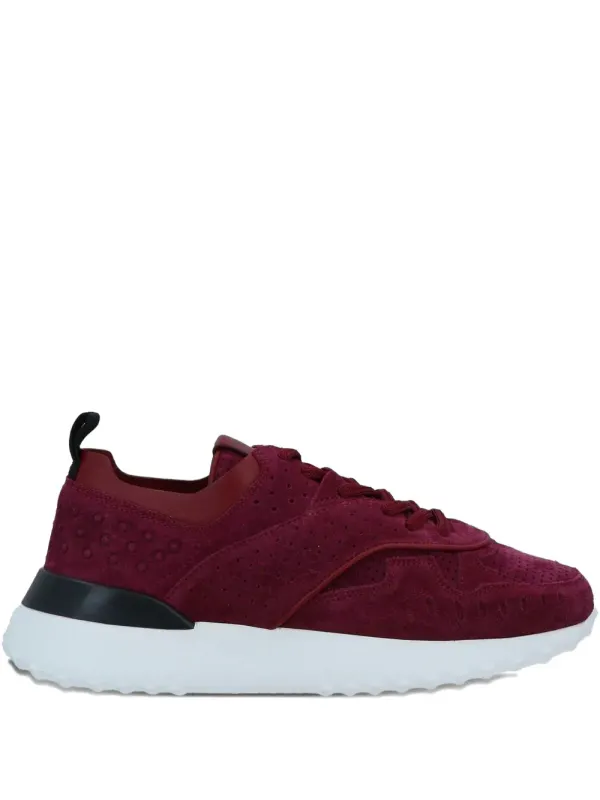 Tod’s geperforeerde sneakers – Red (XXW80A0W590IRA)