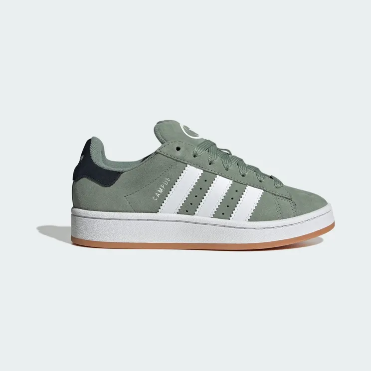 adidas Campus 00s “Silver Green / Cloud White / Gum” (JI0283)