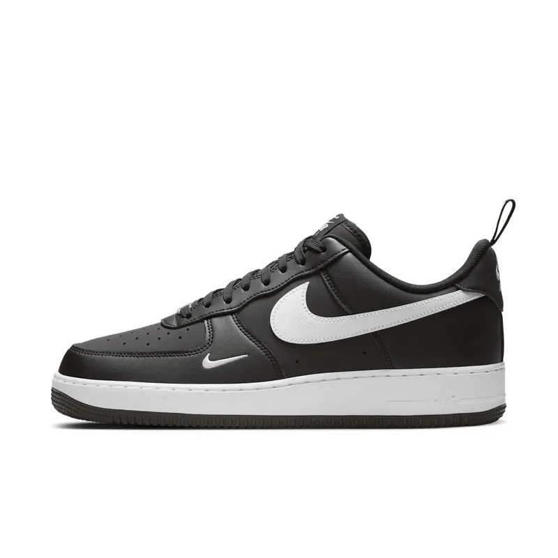 Nike Air Force 1 Low ’07 LV8 “Carbon Fiber Swoosh – Black / White” (IR5599-001)