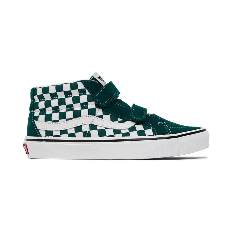 Vans Kids Green & White Sk8-Mid Reissue V Big Kids Sneakers (VN0A4UI560Q)