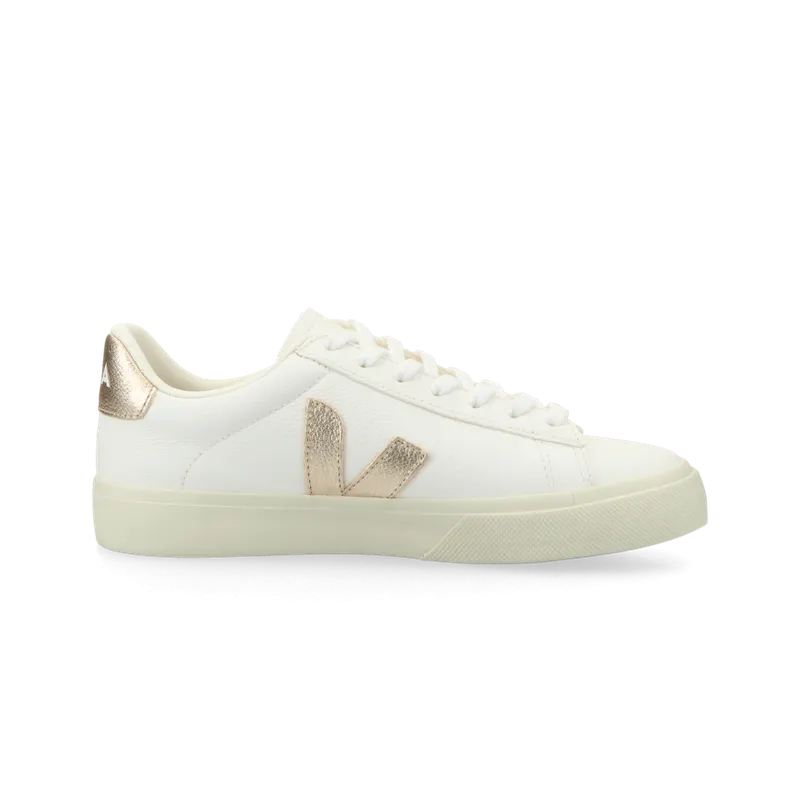 VEJA Campo Chromefree Leather (extra white / platine) – CP0503495