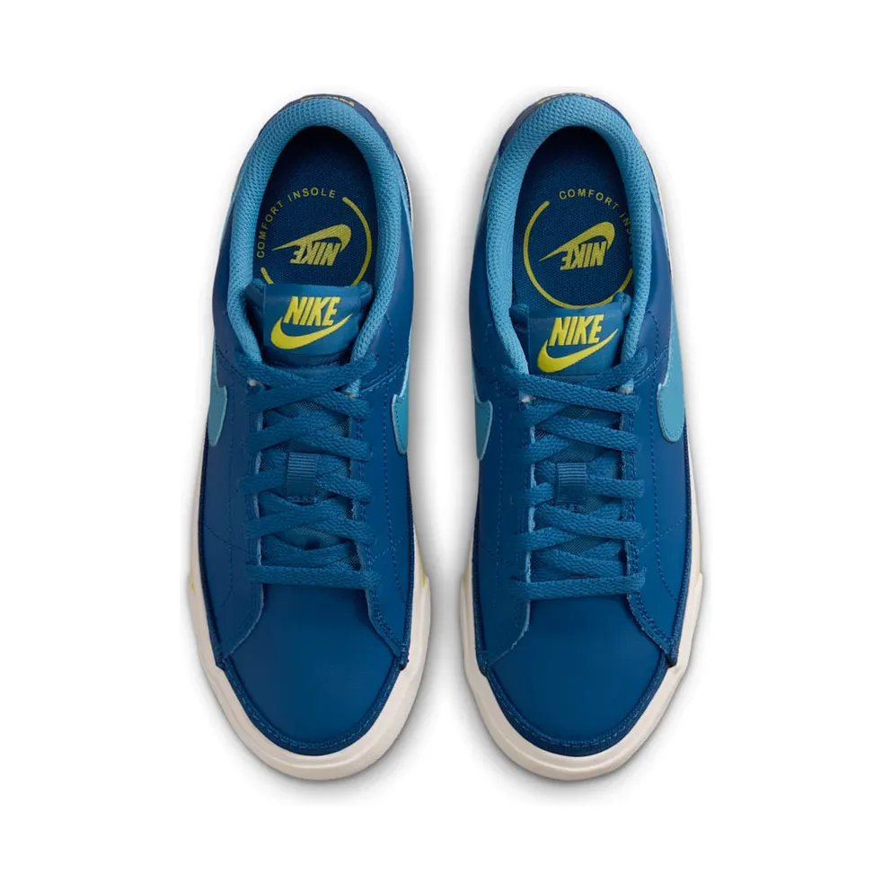 NikeCourt Legacy Court Blue / Sonic Yellow / Phantom (DA5380-402)