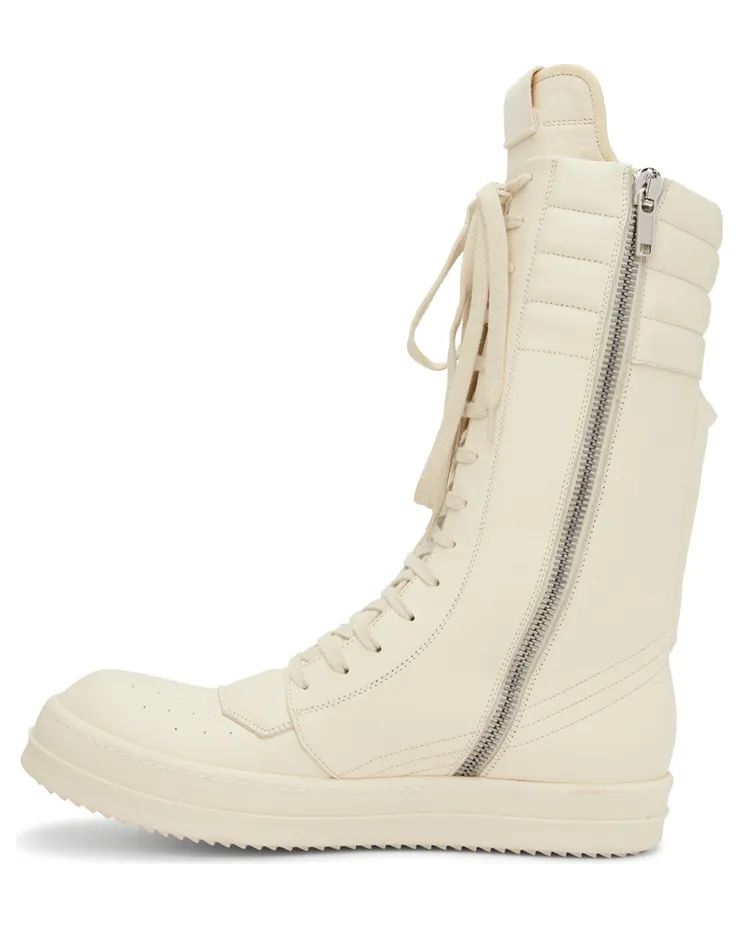 Rick Owens Black Cargobasket Sneakers (RU02B2899 LPO) (3)