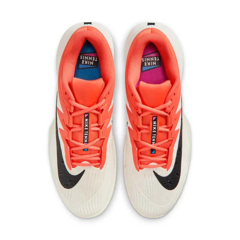 Nike Court Air Zoom Vapor Pro 3 HC “Sail Turf Orange” (IB6558-100)