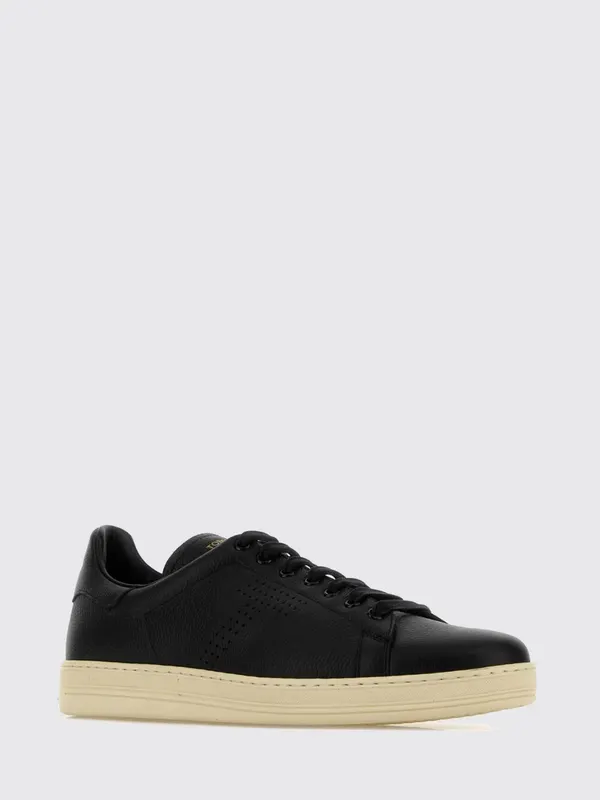 Tom Ford Warwick in Grained Leather Black 1 (J1507LCL045LNWB)