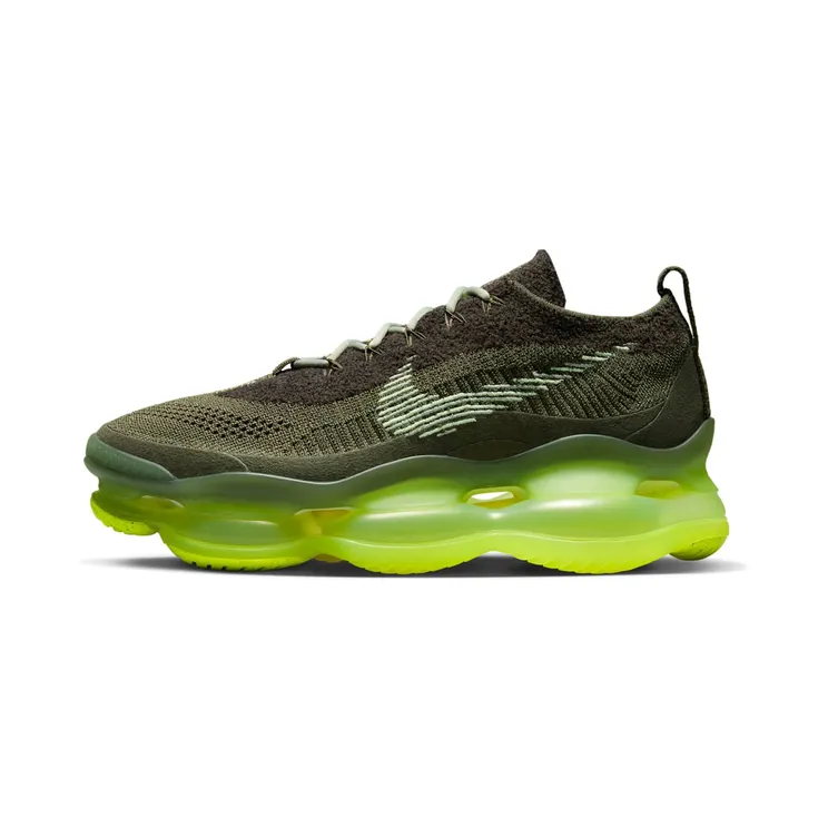 Nike Air Max Scorpion FlyKnit “Jade Horizon / Cargo Khaki / Barely Volt” (DJ4701-300)