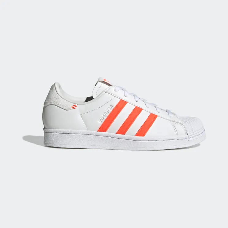 adidas Superstar Crystal White / Solar Red / Grey Two (GZ3451)
