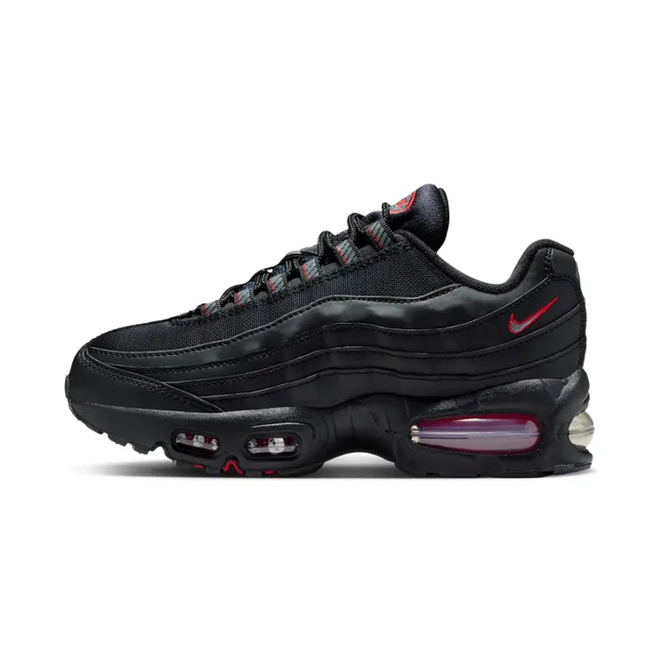 Nike Air Max 95 Kids “Black / University Red / White / Smoke Grey” (II4130-011)