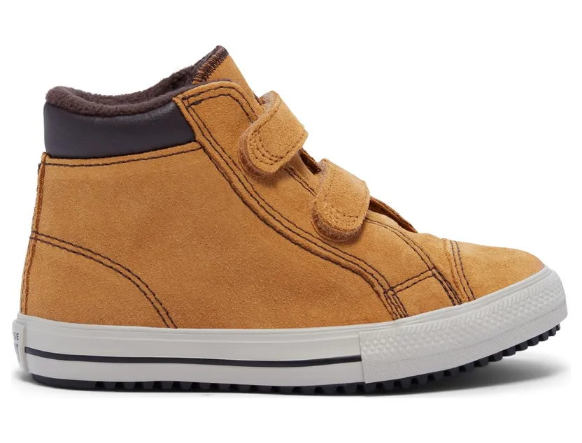 Converse Hook and Loop Chuck Taylor All Star PC Boot High Top Wheat/velvet Brown/birch Bark (766395C)