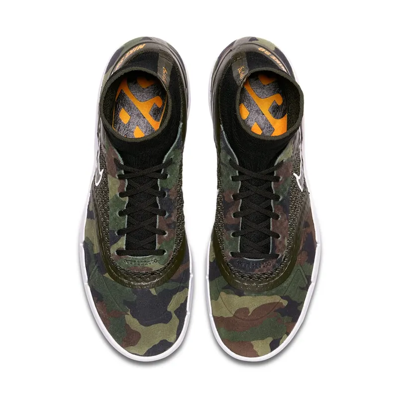 Nike SB Hyperfeel Koston 3 Camo Cargo Khaki/Circuit Orange (819673-381)