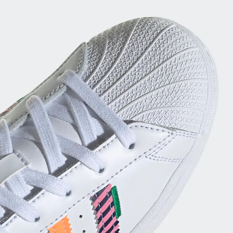 Adidas Superstar Cloud White / Night Sky / Green (GW9783)