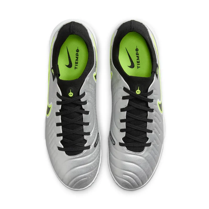 Nike Tiempo Legend 10 Pro TF Metallic Silver Volt Black (DV4336-001)