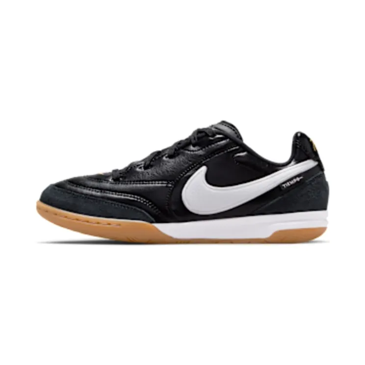 Nike Jr. Tiempo Streetgato ‘ Indoor/Court Low-Top “Black/White” (IB5039-010)