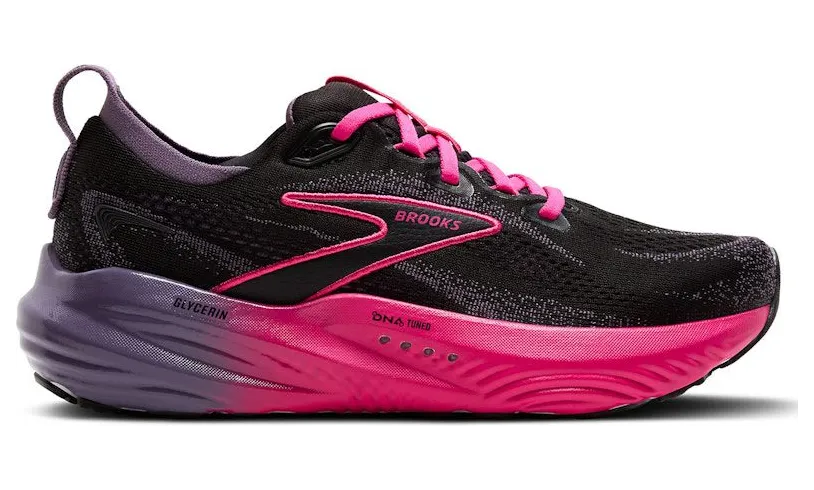 Brooks Glycerin 22 Black Montana Fuchsia (120434-1B-093)