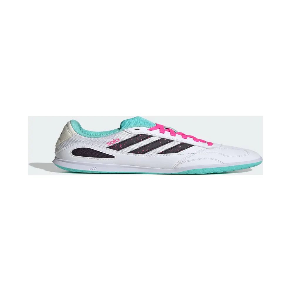 adidas Super Sala Competition 3 Indoor Cloud White Aurora Black Flash Aqua (JR5400)