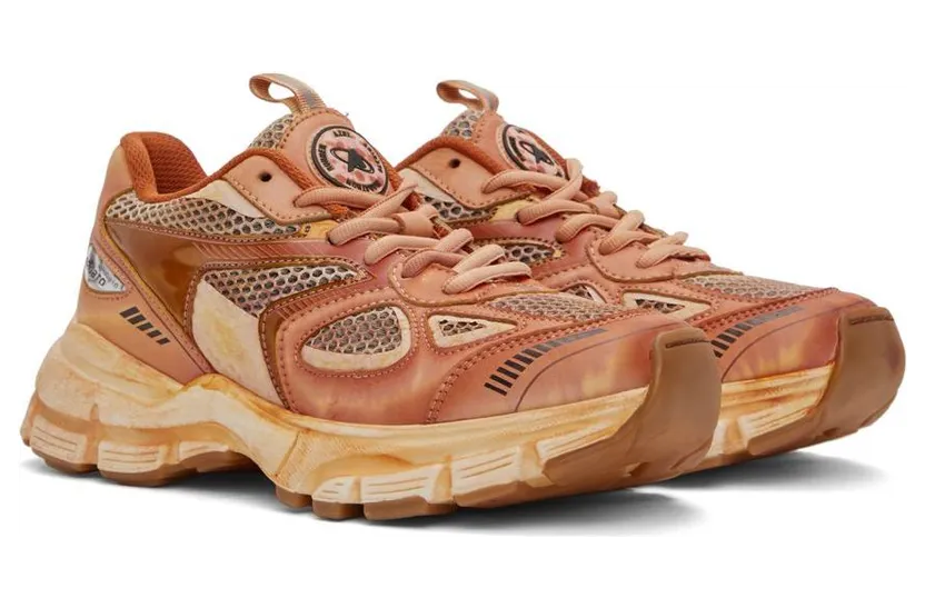 Axel Arigato Orange Marathon Dip-Dye Sneakers (93163) (4)