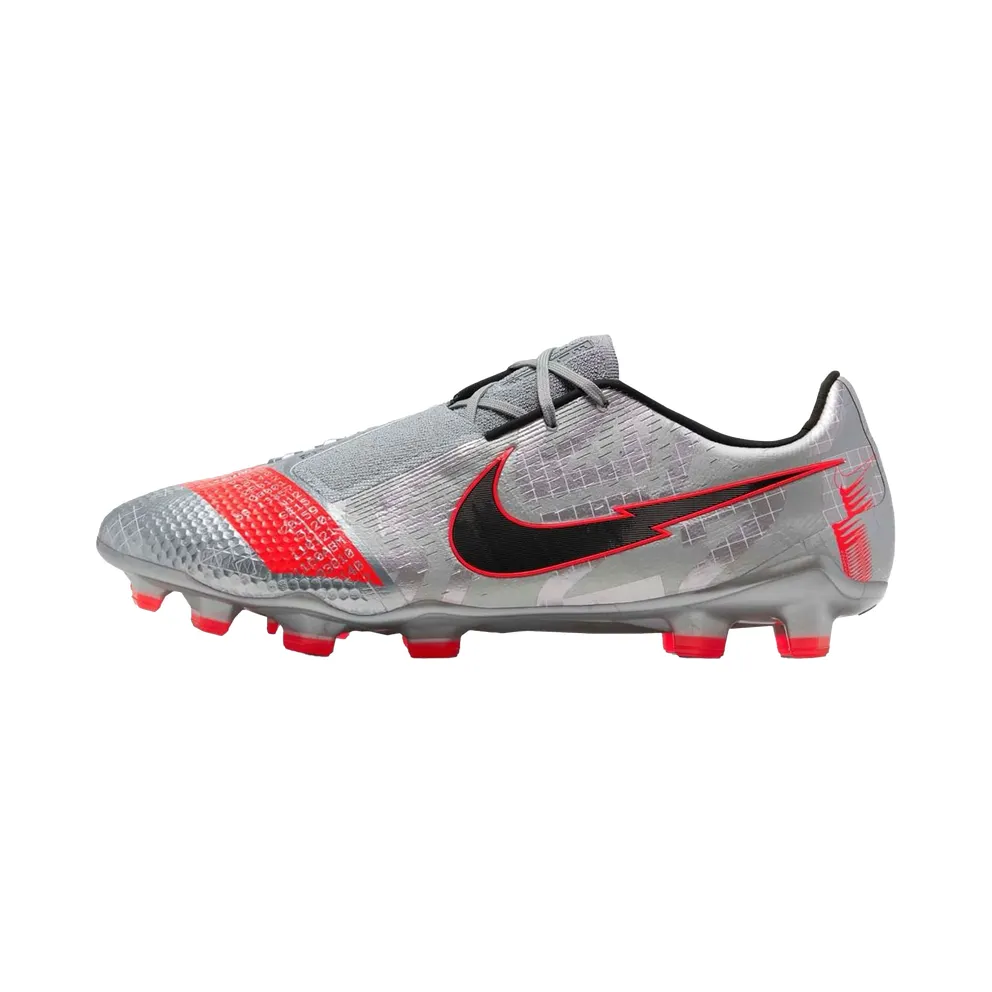 Nike Phantom Venom Elite FG “Metallic Grey / Crimson” (AO7540-906)