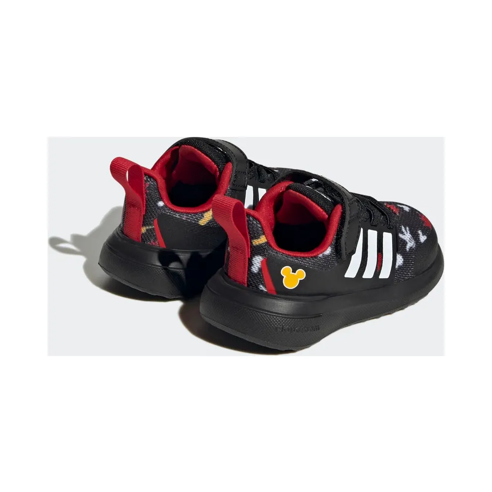 Adidas adidas x Disney FortaRun 2.0 Mickey Cloudfoam Sport Running Elastic Lace Top Strap Core Black / Bold Gold / Better Scarlet (HP8994)