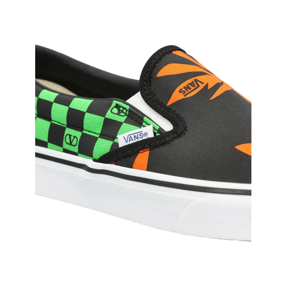 Vans X Valentino X Vans Classic Slip-on “Black/Green” (8W2S0NY9XWF BAL)