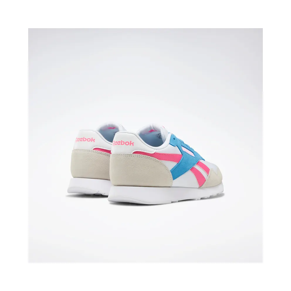 Reebok Royal Ultra Shoes White / Solar Pink / C.Blue