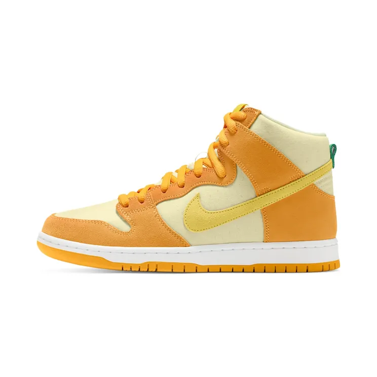 Nike SB Dunk High Pineapple “University Gold / Citron Tint / White / Vivid Sulphur” (DM0808-700)
