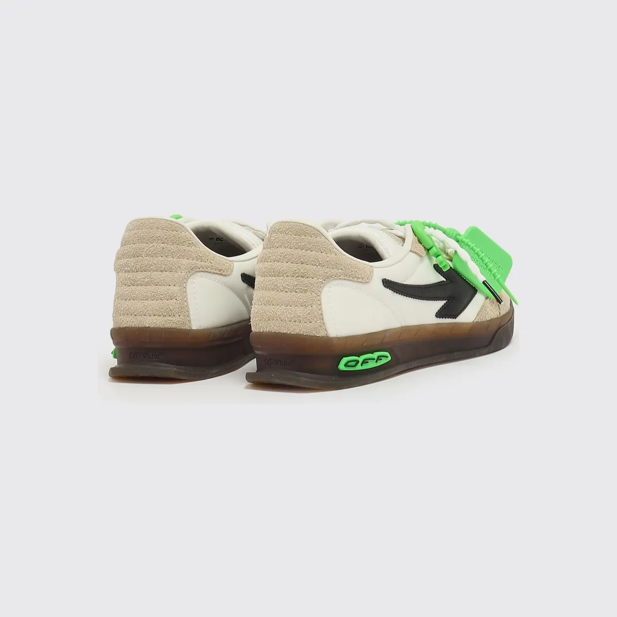 Off-White Suede and Nylon End of Play Sneakers White (OMIA2ALS26FAB0026865) (2)