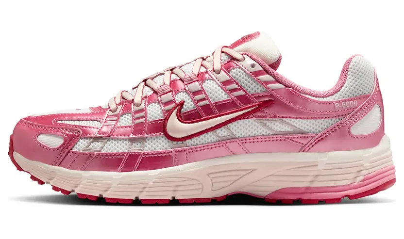 Nike P-6000 “White Silt Red Peony” (IO3496-100)