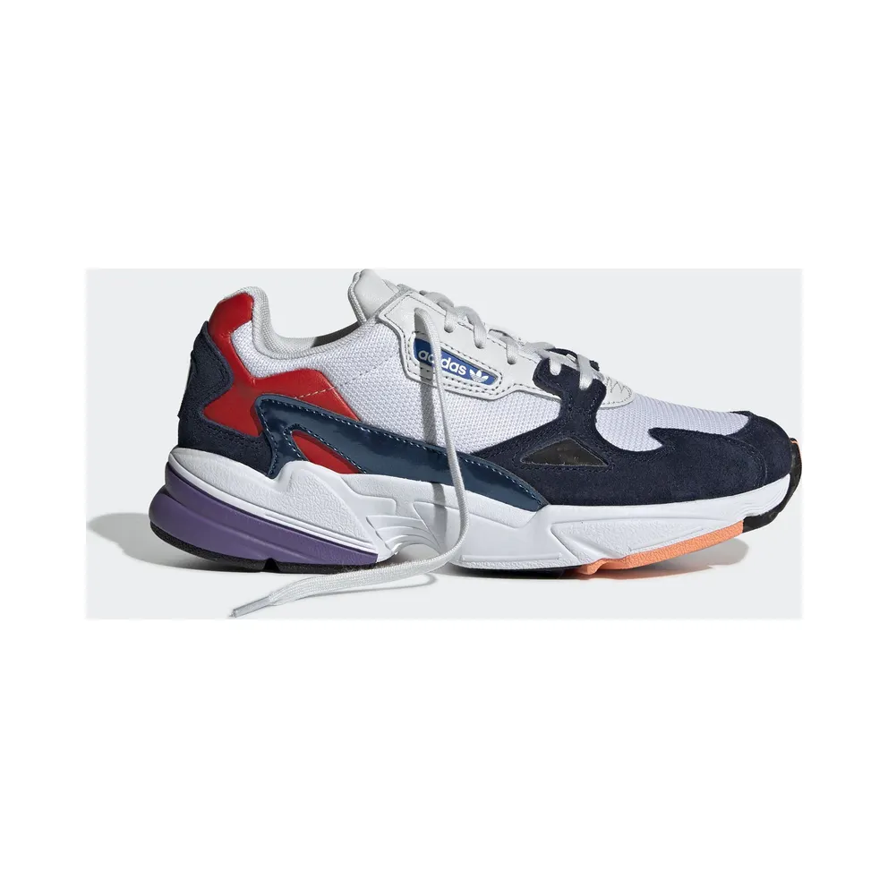 adidas Falcon Crystal White Collegiate Navy (W) Crystal White/Crystal White/Collegiate Navy (CG6246)