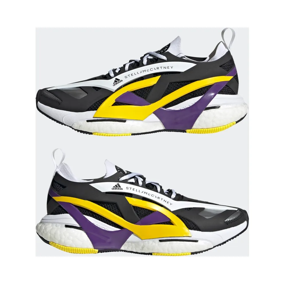 Adidas adidas by Stella McCartney Solarglide Running Core Black / Active Purple / Shock Yellow (GX9858)