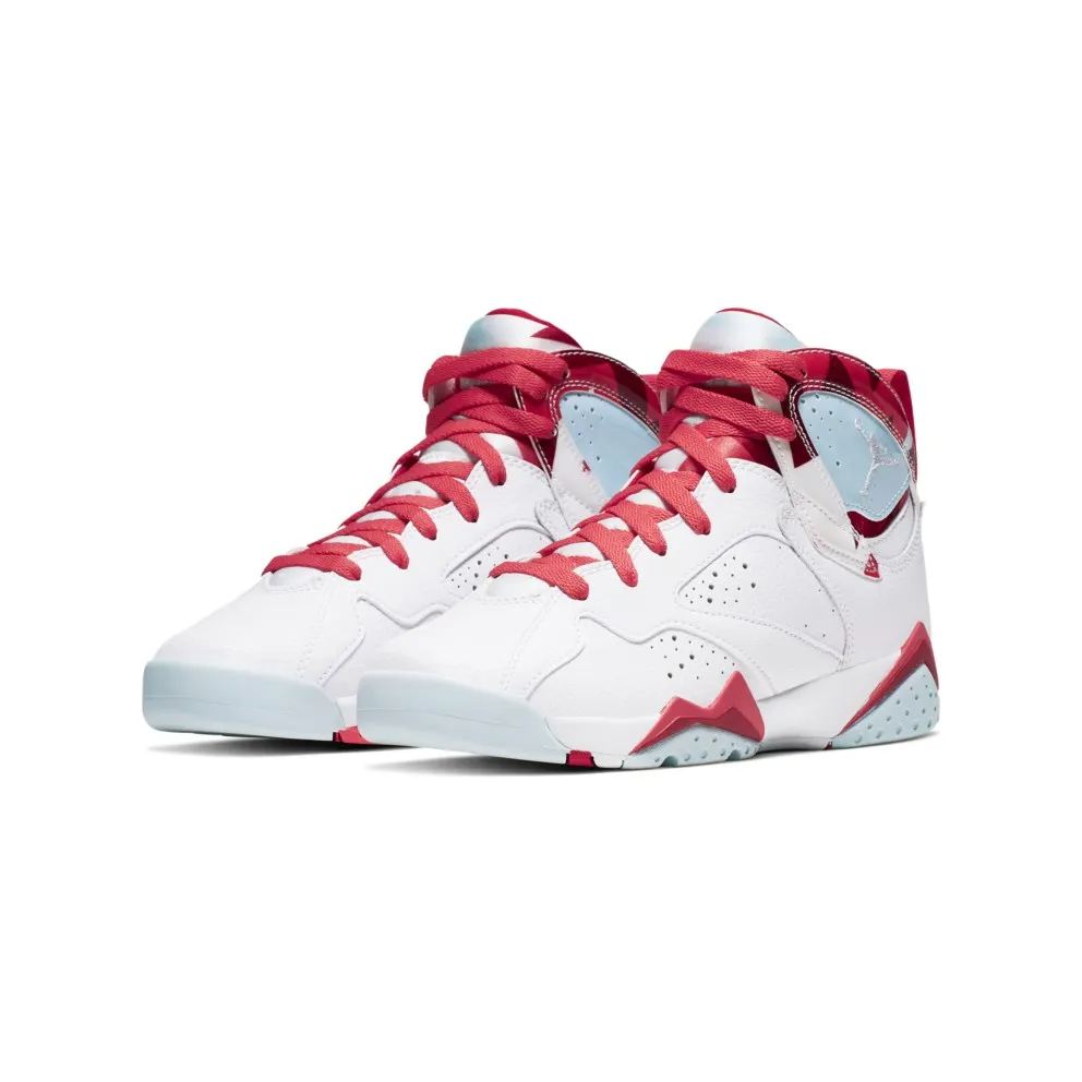 Jordan 7 Retro Topaz Mist (GS) White/White-Topaz Mist-Ember Glow-Gym Red (442960-104)
