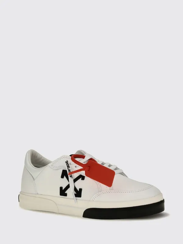 Off-White Vulcanized Grained Calfskin with Arrow Logo White (M293C9L0020110)