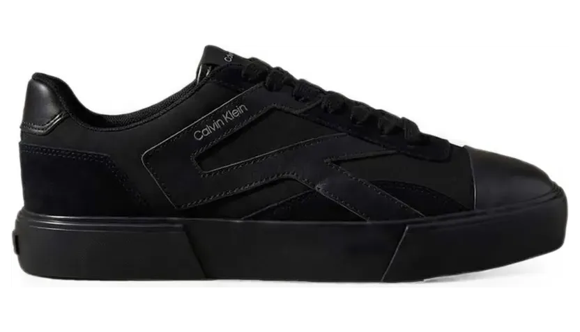 Calvin Klein Sneakers met vlakken en logoprint – Zwart (HM0HM021950GJ)