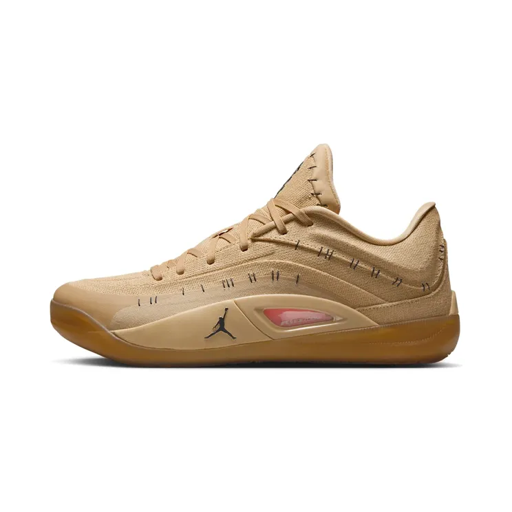 Jordan Zion 4 Voodoo “Sesame / Flash Crimson / Gum Light Brown / Black” (FB1803-200)