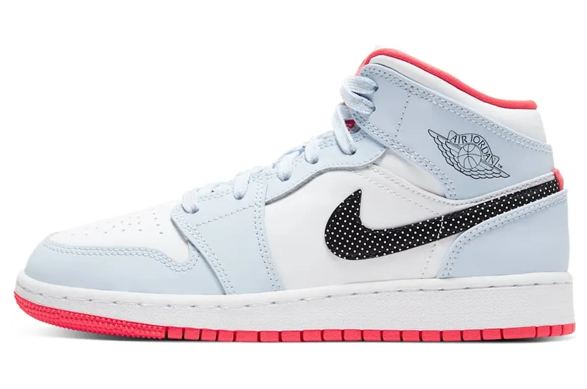 Air Jordan 1 Mid GS Half Blue (555112-400)