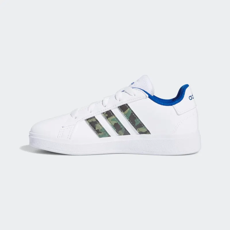 Adidas Grand Court Lifestyle Lace Tennis Cloud White / Green Oxide / Royal Blue (GV6796)