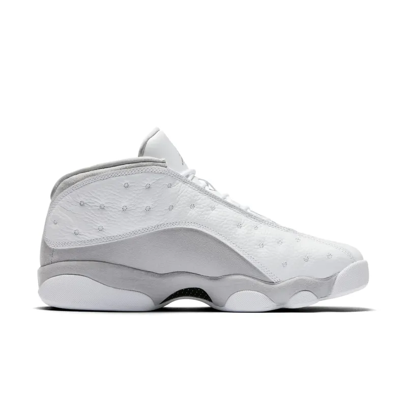 Jordan 13 Retro Low Pure Platinum White/Metallic Silver (310810-100)
