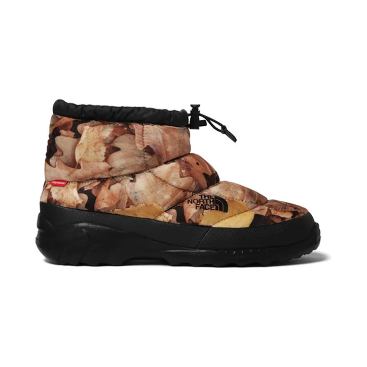 The North Face Nuptse Bootie Supreme Leaves
