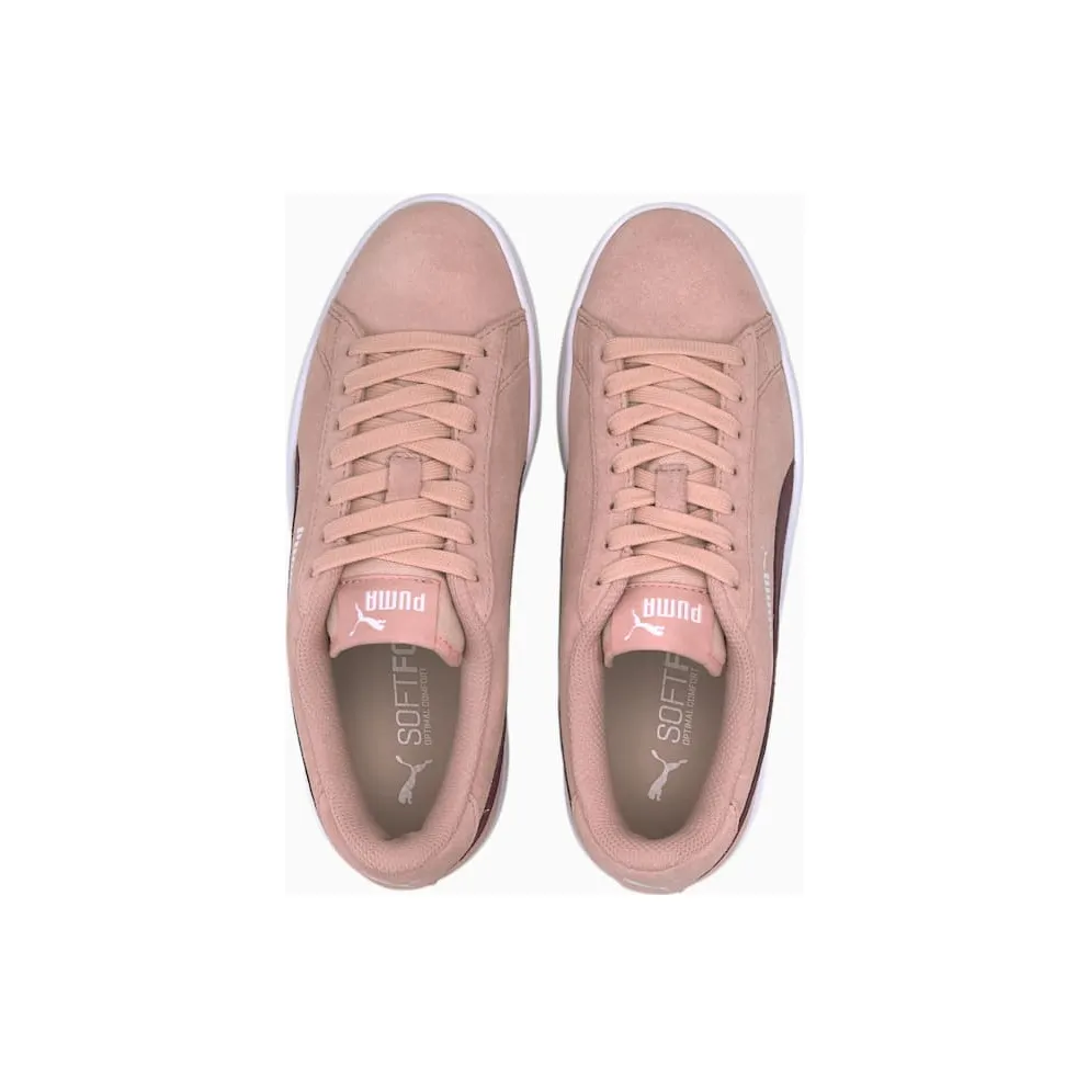 Puma Smash v2 Suede Jr Pink/Red (36517625)
