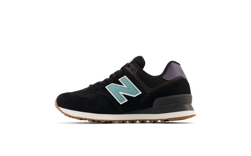 New Balance 574 Black Faded Teal Dark Mercury (WL574RA)