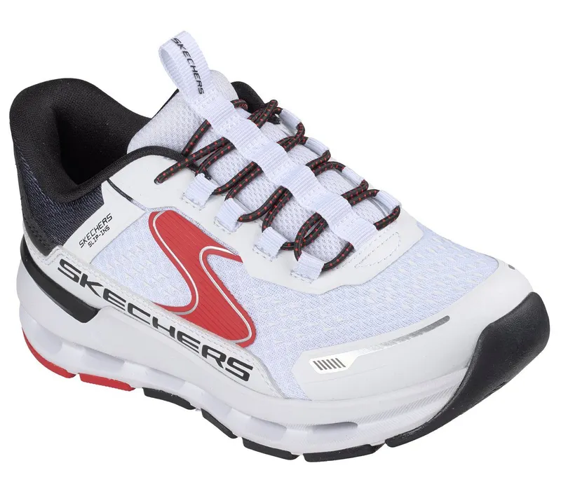 Skechers Slip-ins: Glide-Step Plus – Vista-Lane Sneaker Wht/Black/Red