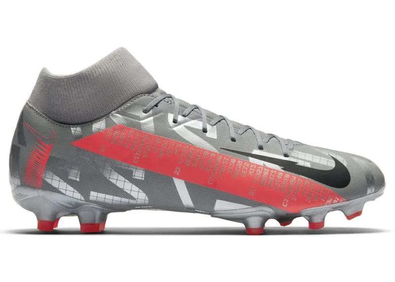 Nike Mercurial Superfly 7 Academy MG Metallic Grey Crimson (AT7946-906)