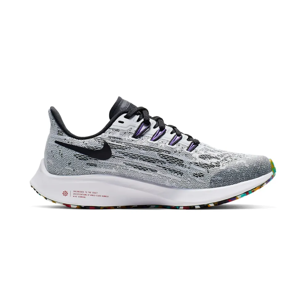 Nike Air Zoom Pegasus 36 White Black Hyper Grape (GS) White/Black-Hyper Grape (AR4149-100)