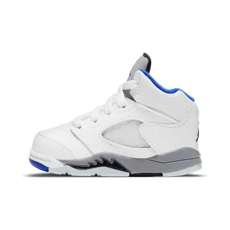 Jordan 5 Retro TD Stealth 2.0 “White / Stealth / Black / Hyper Royal” (440890-140)